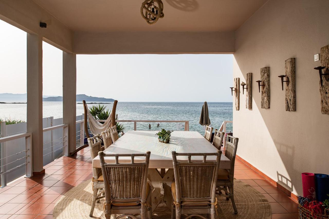 Glaros Luxury Villa Kato Daratso Exterior foto